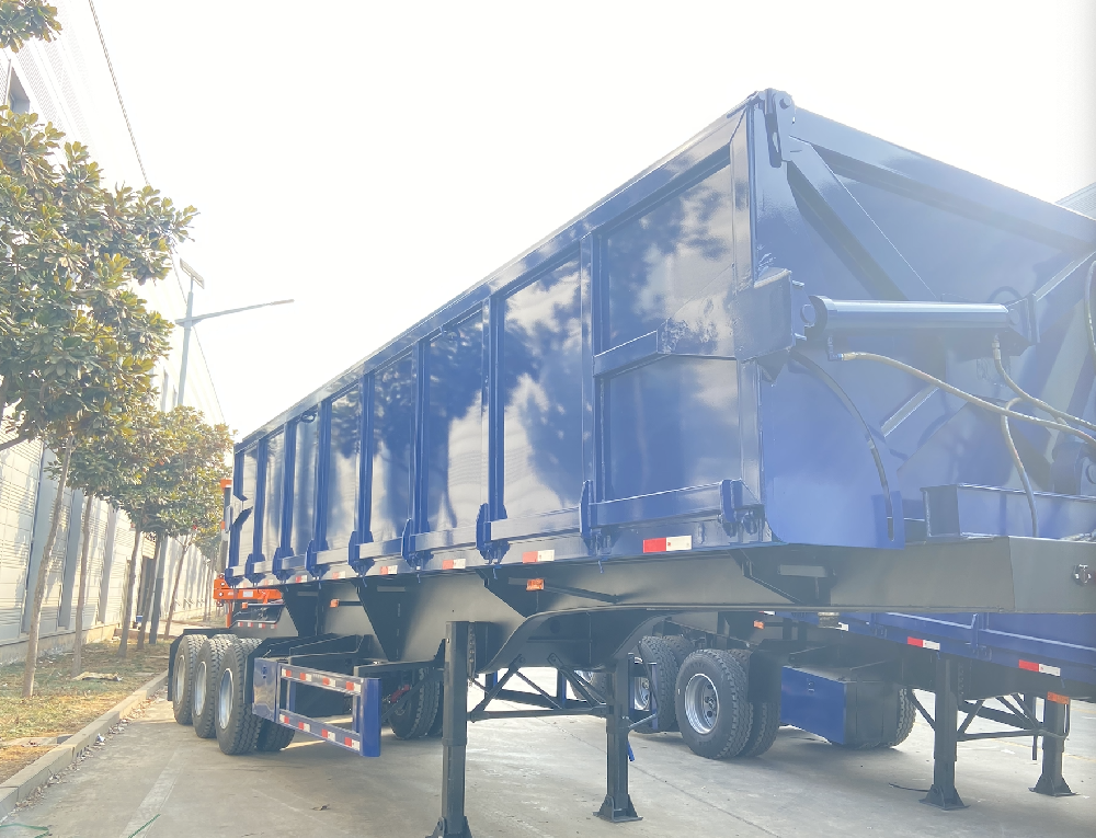 串联侧卸半挂车