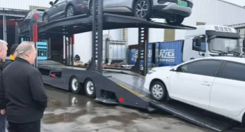 2轴空气悬挂KH车桥，出口新西兰轿运车